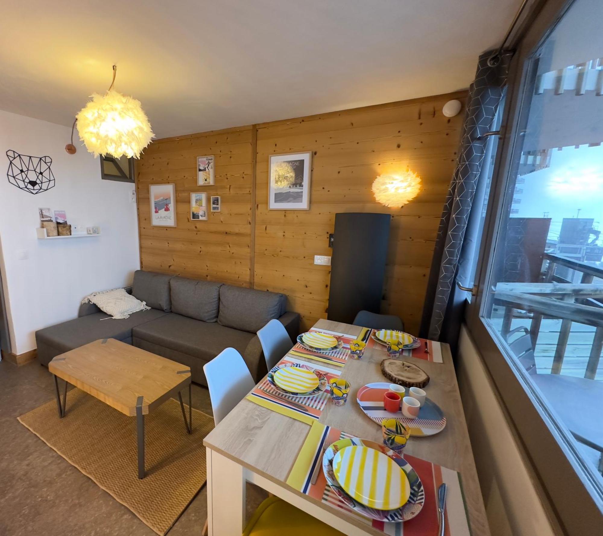 Paquebot Des Neiges - Appartement 4 Personnes - Vue Mont Blanc لا بلاني المظهر الخارجي الصورة